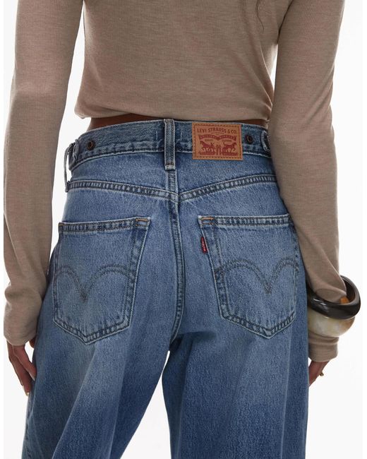 Cinch barrel - jean - moyen Levi's en coloris Blue