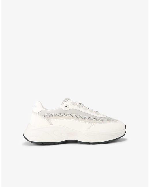 KG by Kurt Geiger White Leo Trainers for men