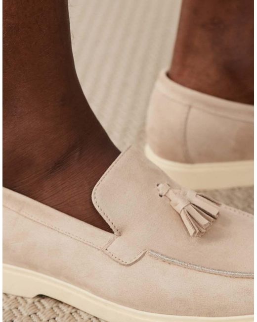 SEQWL Natural Kayak Tassel Loafer for men