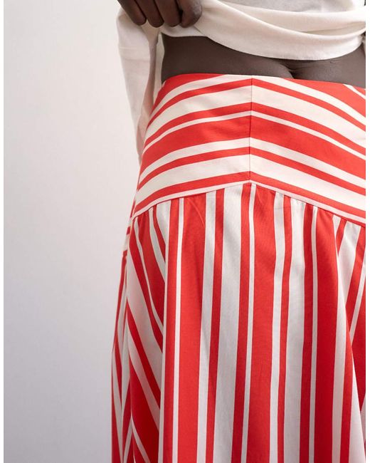 TOPSHOP Pink Full Circle Cut About Maxi Skirt