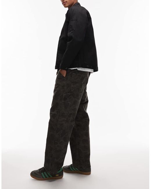 Carhartt Black Duck Single Knee Straight Leg Trousers for men