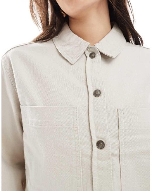 Camicia Giacca di ONLY in Natural