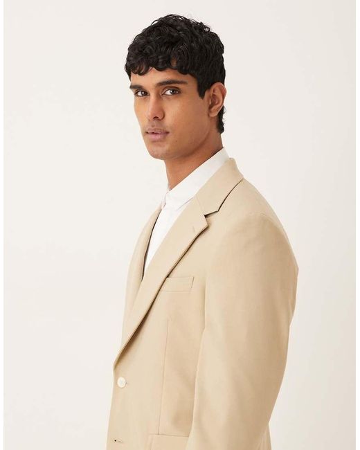 ASOS Natural Slim Blazer for men