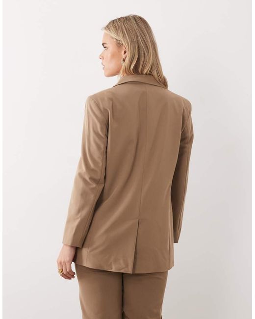 Miss Selfridge Brown Cinched Blazer