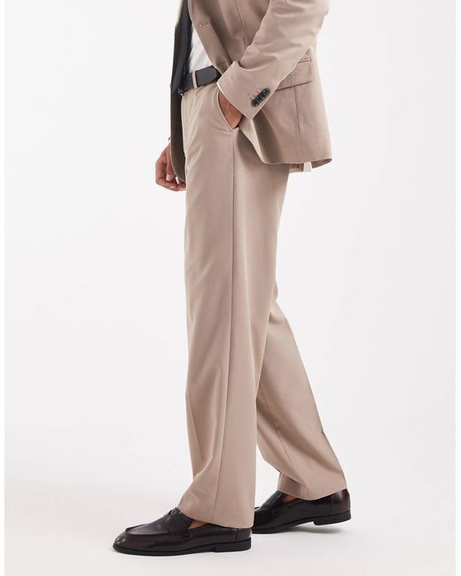 Jack & Jones Natural Premium Franco Relaxed Fit Suit Trouser for men