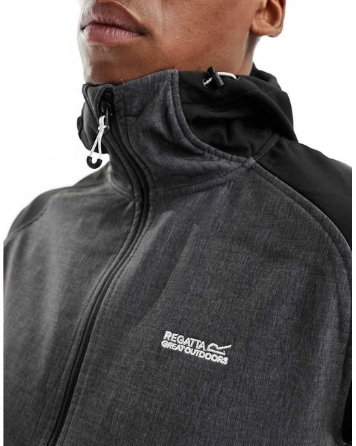 Regatta Black Arec Iii Softshell Jacket for men
