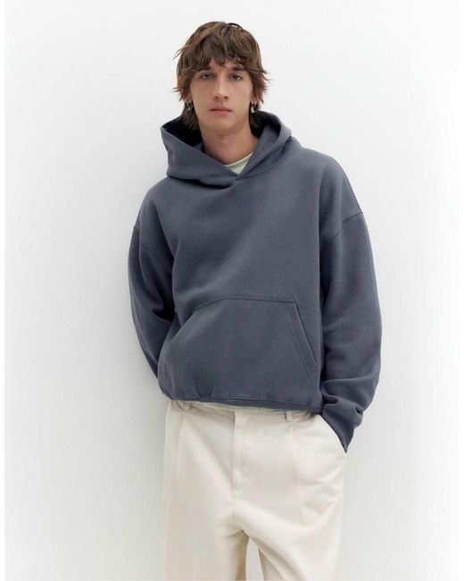 Pull&Bear Hoodie in Blue für Herren