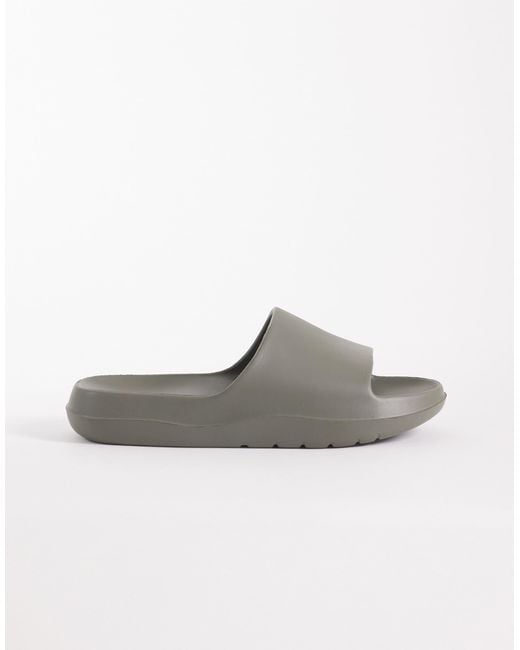 ASOS Gray Chunky Slides for men
