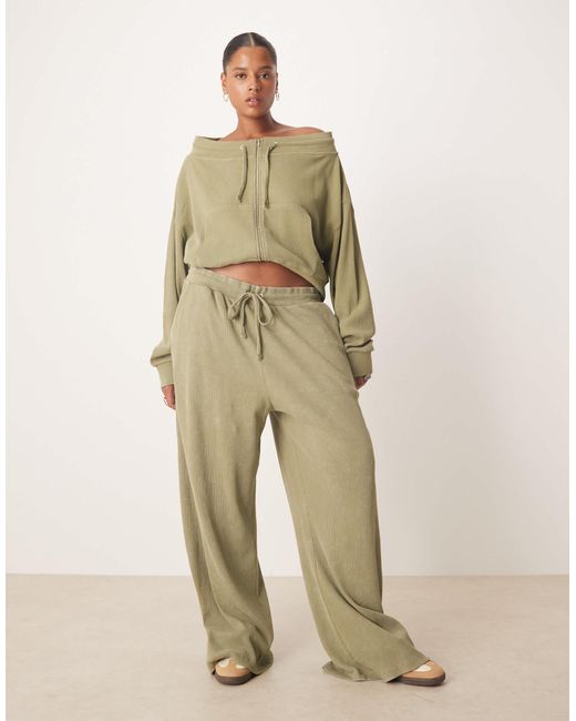 ASOS Natural Asos design curve – schulterfreies sweatshirt
