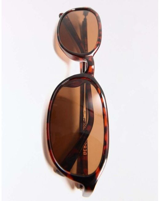 Bershka White Oval Sunglasses