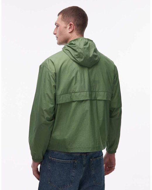Lacoste Green Pack-away Showerproof Jacket for men