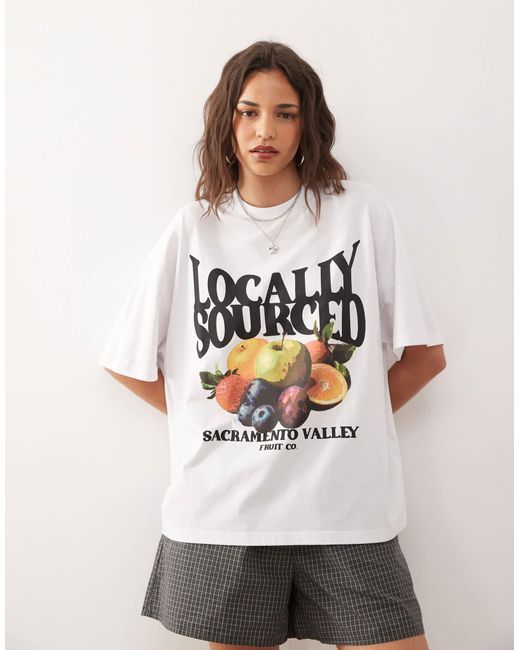 Collusion Gray Locally Sourced Fruits Tee