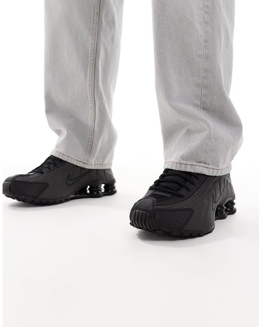 Nike – shox r4 – e sneaker in Black für Herren