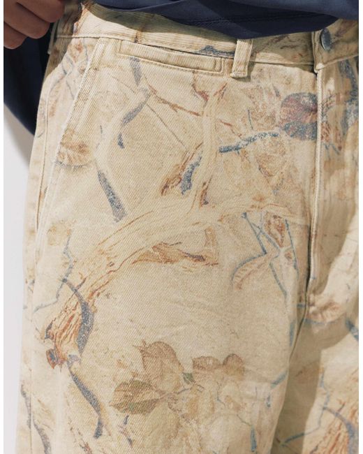 Bermuda imprimé - sable Pull&Bear pour homme en coloris Blue