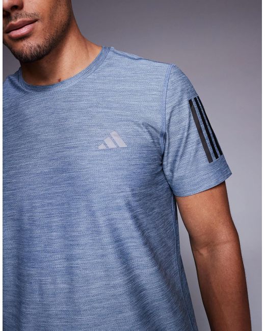 Adidas Originals Adidas running – own the run – t-shirt in Blue für Herren