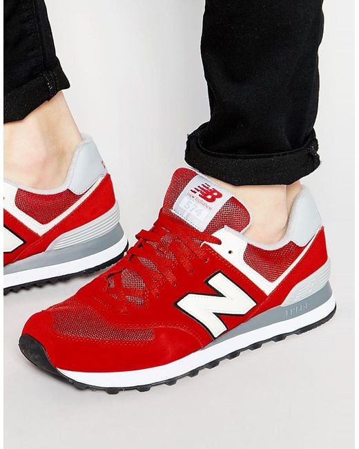 Zapatillas New Balance de hombre de color Rojo | Lyst