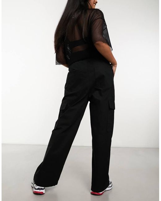 Collusion Black Cargo Pant