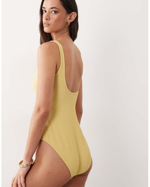 ARKET Natural Crinkle Swimsuit