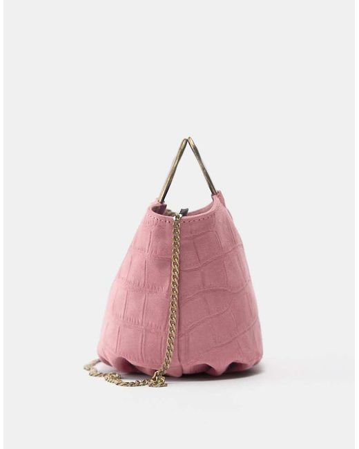 Borsa A Mano Rosa Con Manico di Pull&Bear in Pink