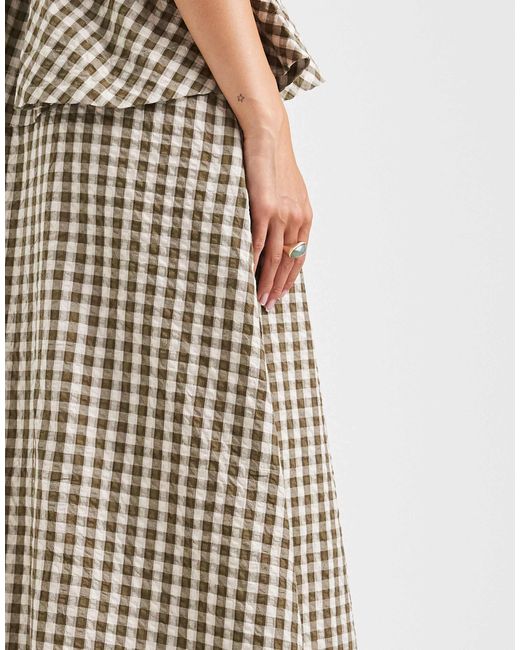 ASOS Natural A Line Maxi Skirt