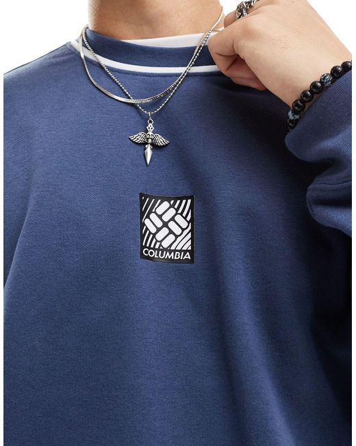 Columbia – reventure – sweatshirt in Blue für Herren