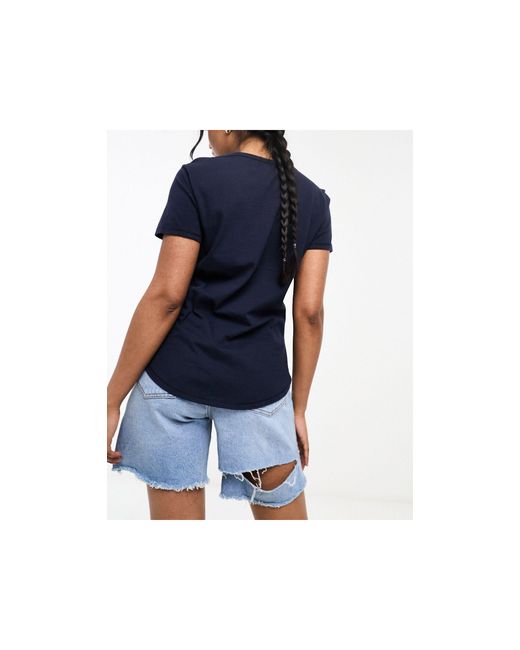 Abercrombie & Fitch Set Van 3 T-shirts Met V-hals in het Blue