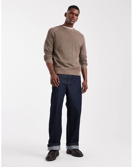 Only & Sons – strickpullover in Gray für Herren