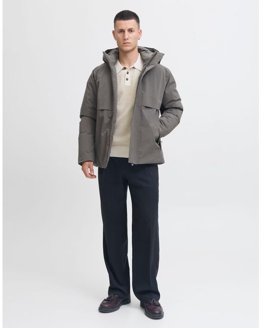 Jack & Jones Gray Padded Jacket for men