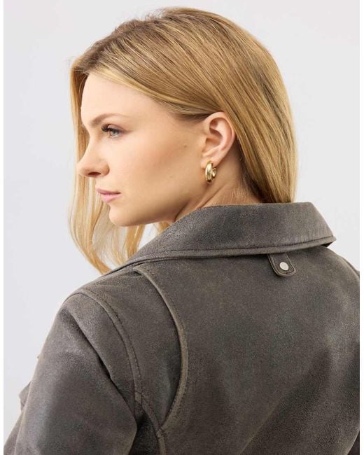 Bolongaro Trevor Gray Real Leather Millie Biker