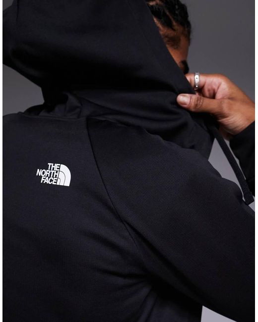 Chaqueta Negro Tnf Jaspeado Con Capucha Y Cremallera Reaxion 2.0 De The North Face de hombre de color Blue