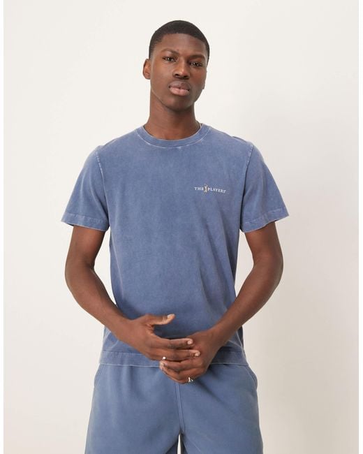 Abercrombie & Fitch Blue Motif Back Detail T-shirt for men