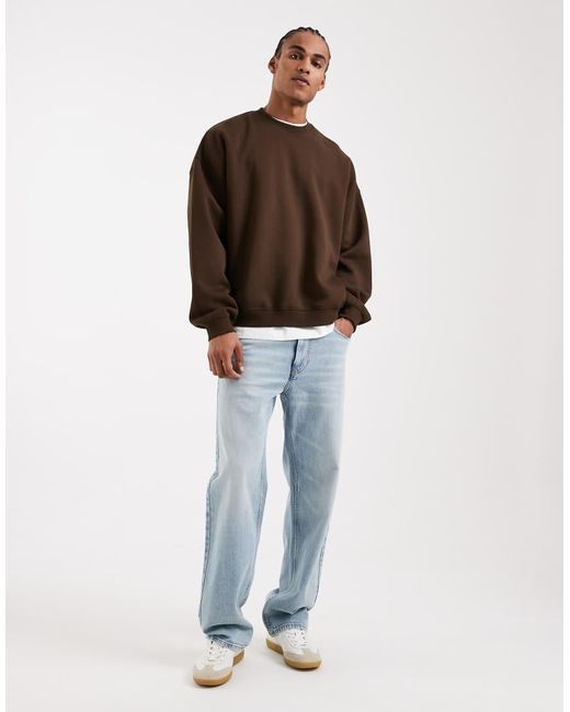 ASOS Essentials in het Brown voor heren