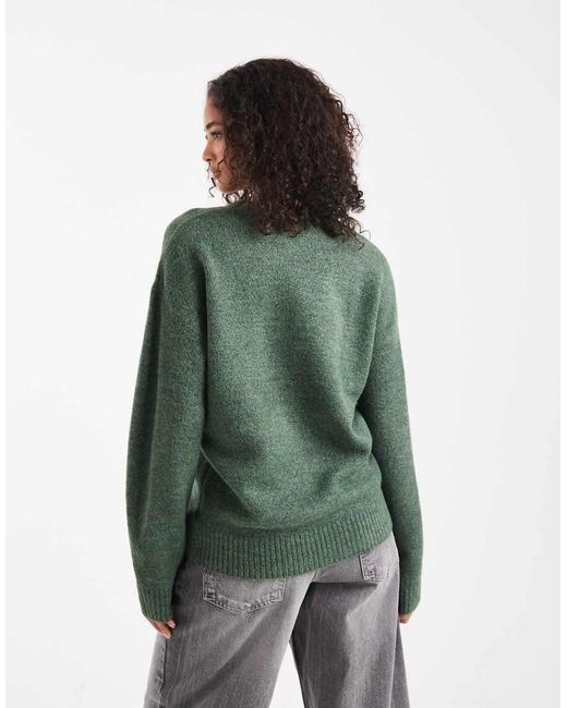 Cotton On Green Luxe Crew Neck Sweater