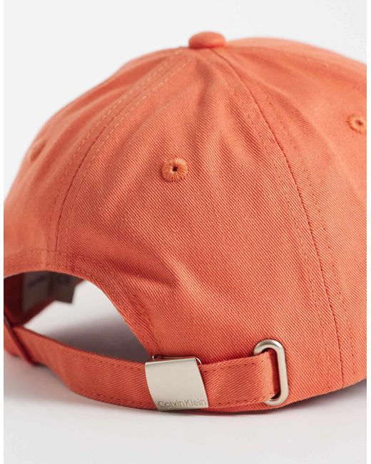 Calvin Klein Jeans – baseballkappe in Orange für Herren