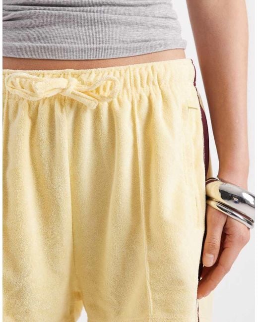 Adidas Originals White Terry Towel Shorts