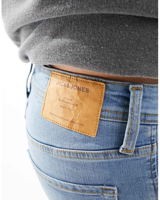 Vaqueros De Corte Slim Glenn De Jack & Jones de hombre de color Blue