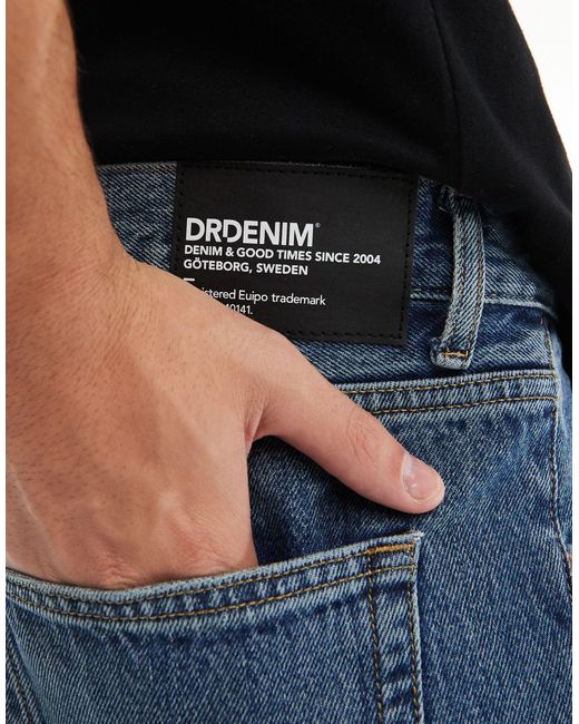 Dr. denim - rift - jeans bootcut lavaggio medio canyon di Dr. Denim in Blue da Uomo