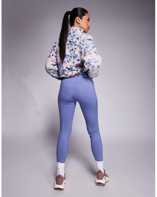 Nike Purple Nike Pro Training High Waisted Sculpt leggings