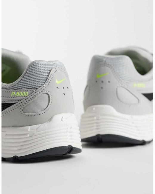 Nike White P-6000 Trainers for men