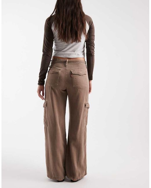 Levi's Natural baggy Dad Cargos