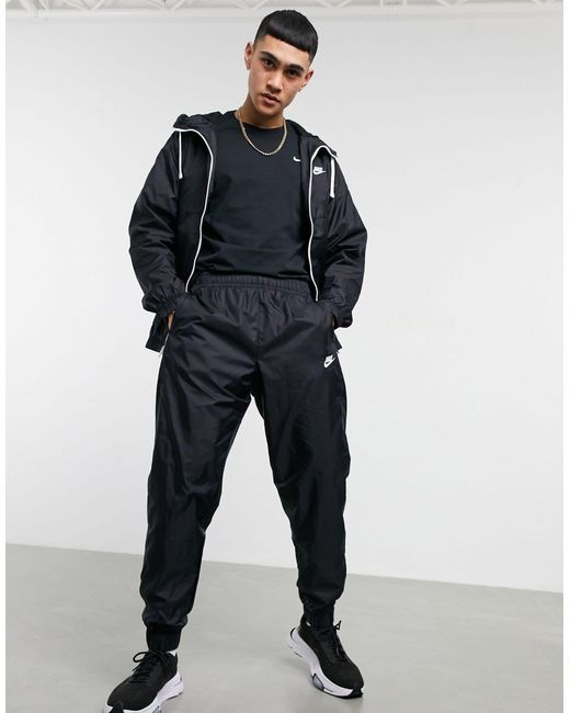 Nike Zip-through Hoodie Woven Tracksuit Set in Black for Men | Lyst  Australia