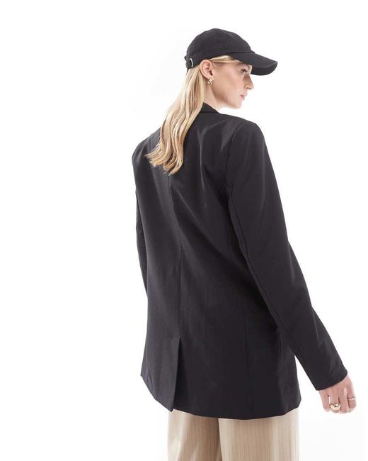ASOS Black Tall Tailored Relaxed Blazer