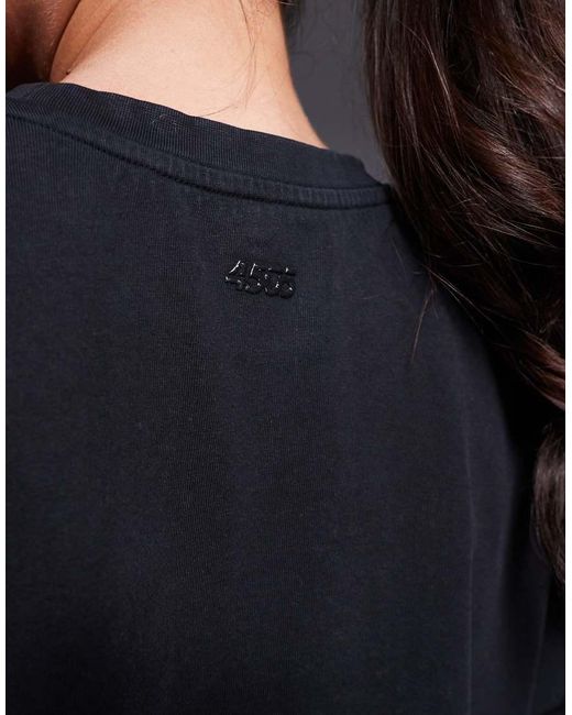 4505 Blue Curve Icon Heavyweight Cotton Cropped T-shirt With Quick Dry Finish