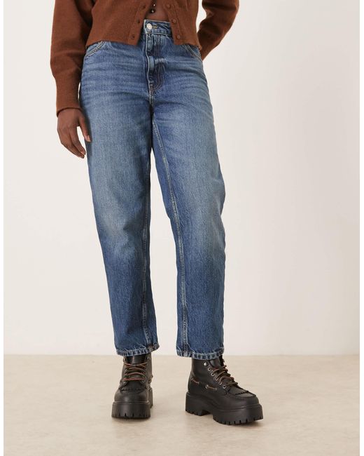 Timberland Blue Stone Street 7 Eye Platform Boots