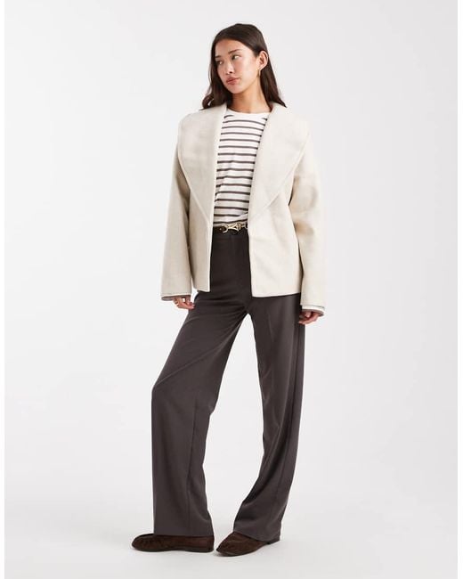 Vero Moda Natural Belted Short Formal Jacket