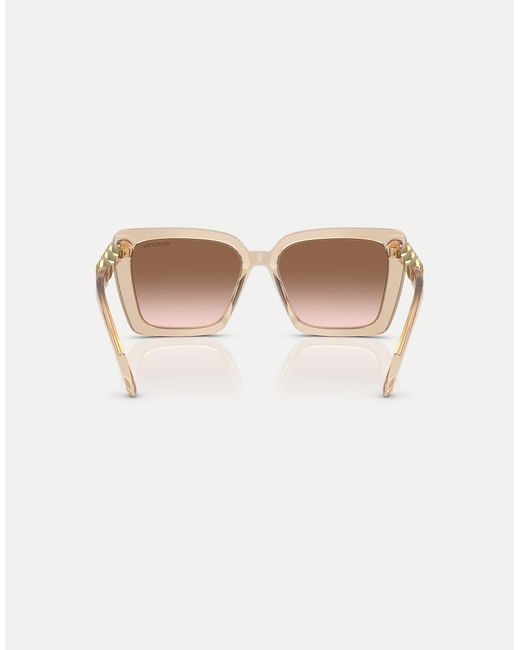 Swarovski Natural Square Sunglasses With Lens