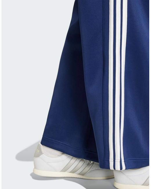 Adidas Originals Blue Stadium 3-stripes Track Pants