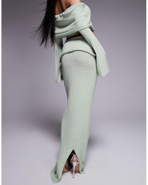 Wanderdoll Gray – yasmin – maxirock aus bouclé-strick