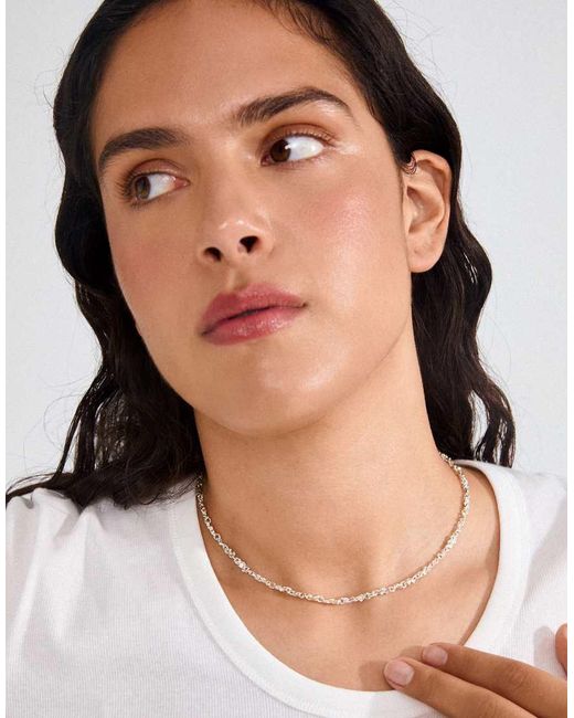 Pilgrim White Nova Necklace