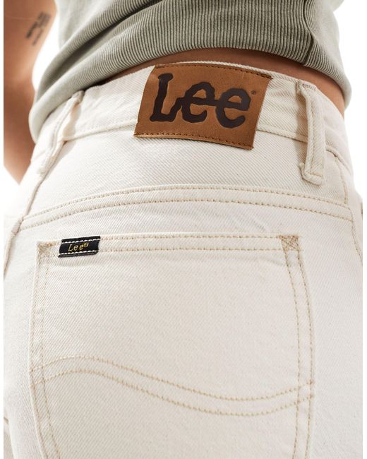 Lee Jeans White Rider Classic Straight Fit Jeans